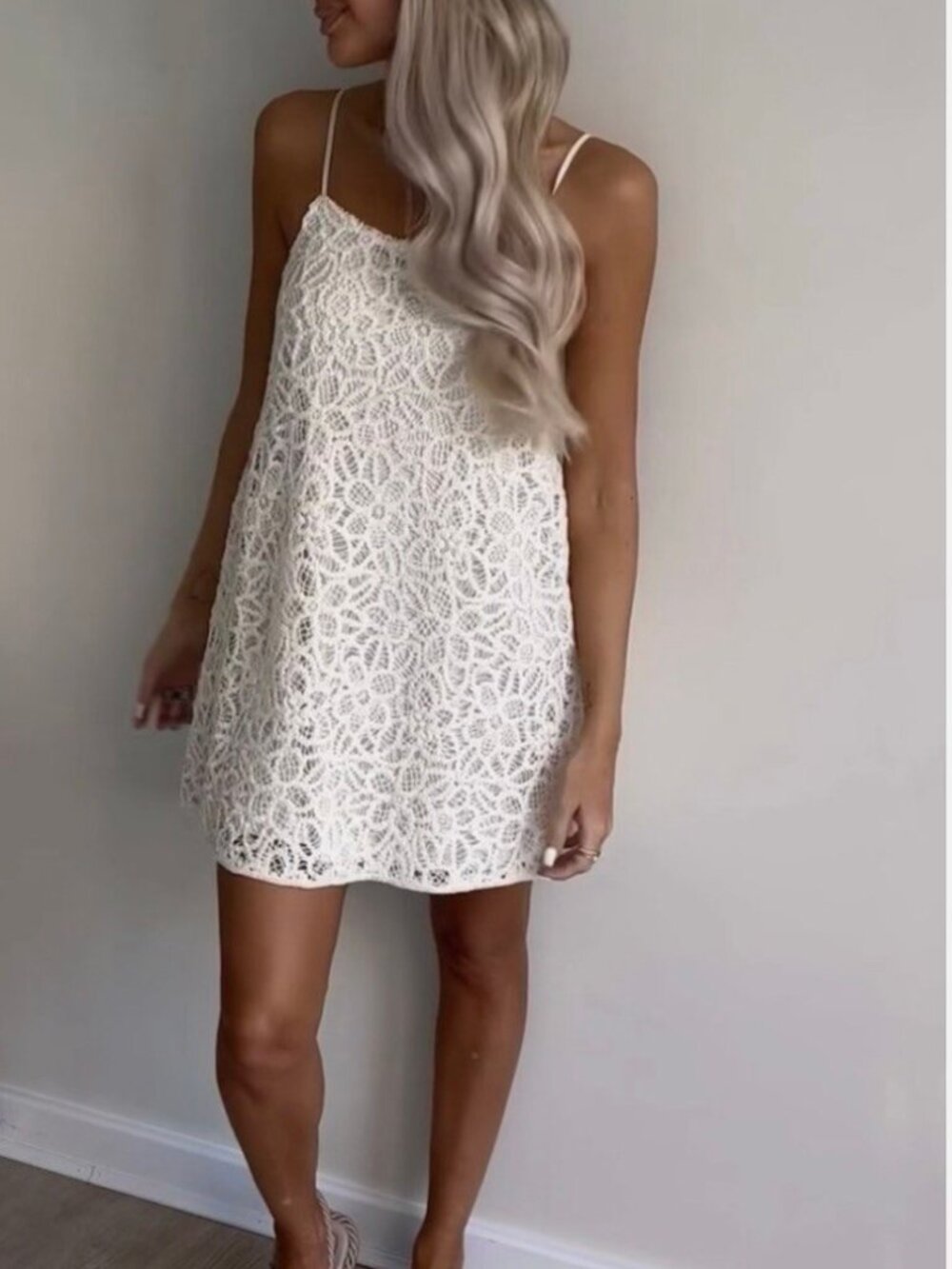 Zara Crochet Dress - S